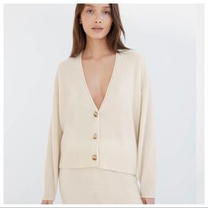 Aritzia cashmere cardigan (The Group Babaton)